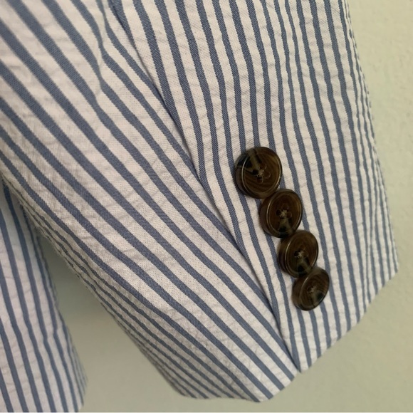 J.Crew Mens Thompson Seersucker Pinstripe Blazer - Picture 11 of 14